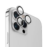 Uniq iPhone 15 Pro Max Optix Alüminyum Gümüş Kamera Lens Koruyucu