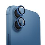 Uniq iPhone 16-16 Plus Optix Alüminyum Mavi Kamera Lens Koruyucu