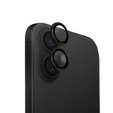 Uniq iPhone 16-16 Plus Optix Alüminyum Siyah Kamera Lens Koruyucu