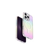 Uniq iPhone 16 Pro Max Iridescia Beyaz Rainbow Magsafe Uyumlu Telefon Kılıfı