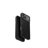 Uniq iPhone 17 Pro Keva Edge Slim Aramid Magsafe Siyah Uyumlu Telefon Kılıfı