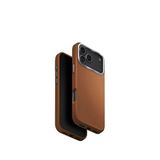 Uniq iPhone 17 Pro Lyden Magsafe Deri Karamel Uyumlu Telefon Kılıfı