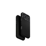 Uniq iPhone 17 Pro Lyden Magsafe Deri Siyah Uyumlu Telefon Kılıfı