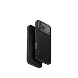 Uniq iPhone 17 Pro Max Keva Edge Slim Aramid Magsafe Siyah Uyumlu Telefon Kılıfı