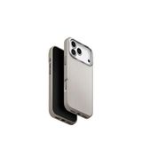Uniq iPhone 17 Pro Max Lyden Deri Magsafe Gri Uyumlu Telefon Kılıfı