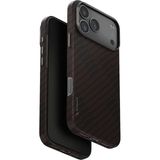 Uniq Keva Edge Slim iPhone 17 Pro Aramid Magsafe Uyumlu Turuncu Desenli Telefon Kılıfı - Standart