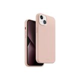 UNIQ Lino Hue (MagClick Manyetik Şarj Uyumlu) Telefon Kılıfı iPhone 14 Plus ile Uyumlu (Pembe)