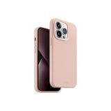 UNIQ Lino Hue (MagClick Manyetik Şarj Uyumlu) Telefon Kılıfı iPhone 14 Pro ile Uyumlu (Pembe)