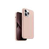 UNIQ Lino Hue (MagClick Manyetik Şarj Uyumlu) Telefon Kılıfı iPhone 14 Pro Max (Pembe) ile Uyumlu
