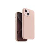 UNIQ Lino Hue Telefon Kılıfı iPhone 15 ile Uyumlu, MagClick Manyetik Şarj Uyumlu (Pembe)