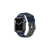 UNIQ Linus Apple Watch (45mm) NauticalBlue ile Uyumlu Saat Kordonu