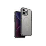 UNIQ LP Xtreme Telefon Kılıfı iPhone 15 Pro ile Uyumlu, MagClick Manyetik Şarj Uyumlu (Darkgrey)
