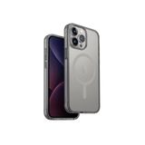 UNIQ LP Xtreme Telefon Kılıfı iPhone 15 Pro Max ile Uyumlu, MagClick Manyetik Şarj Uyumlu (Darkgrey)