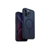 UNIQ LP Xtreme Telefon Kılıfı iPhone 15 Pro Max ile Uyumlu, MagClick Manyetik Şarj Uyumlu (SmokeBlue)