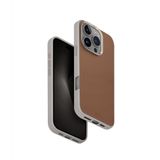 UNIQ Lyden DS Telefon Kılıfı Hybrid iPhone 16 PRO (2024) 6.3 ile Uyumlu, MAGCLICK Şarj (Karamel/Fildişi)