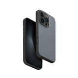 UNIQ Lyden DS Telefon Kılıfı Hybrid iPhone 16 PRO (2024) 6.3, MAGCLICK Şarj ile Uyumlu (Yıkanmış Mavi/Siyah)