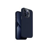 UNIQ Lyden Telefon Kılıfı iPhone 15 Pro ile Uyumlu, MagClick Manyetik Şarj Uyumlu (Mavi)