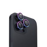 UNIQ OPX ALÜMİNYUM KAMERA LENS KORUYUCU iPhone 16 Pro ve iPhone 16 Pro Max ile uyumlu, yanardöner