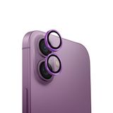 UNIQ OPX ALÜMİNYUM KAMERA LENS KORUYUCU iPhone 16 ve iPhone 16 Plus ile uyumlu, Üzüm Pembesi