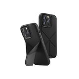 UNIQ Transforma (MagClick Manyetik Şarj Uyumlu) iPhone 14 Pro ile Uyumlu Telefon Kılıfı (Siyah)