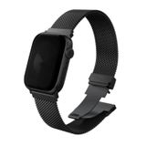 Uniq Watch Ultra 41 Mm Dante Pro Çelik Örgü Kordon Siyah