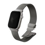 Uniq Watch Ultra 49 Mm Dante Pro Çelik Örgü Kordon Titanyum Grisi