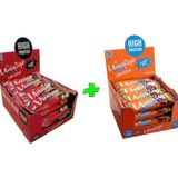 Uniq2Go Choco Light Mıdı 40G Portakallı+ Chocodark Mıdı 38G Fındıklı Proteinli Bar (32 Adet)