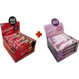 Uniq2Go Chocodark Fındıklı Bitter 16 Tatlı Ekşi Pre-Probiyotik 16 Toplam 32 Adet 38G.Protein Bar