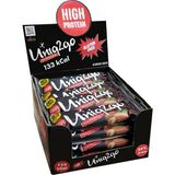 Uniq2go Power Midi 16'lı Kutu %100 Naturel Badem Parçaıklı Protein Bar 38 gr Türkiye Menşeli