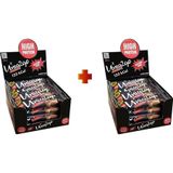 Uniq2Go Power Midi 16lı Kutu 2x Kutu %100 Naturel Badem Parçacıklı Proteinli Bar Kutu Içi Adet 38gr.