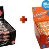 Uniq2Go Power Midi 16Lı Kutu + Light Midi 16Lı Kutu %100 Naturel Proteinli Bar Toplam 32 Adet