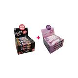 Uniq2go Tatlı-Ekşi Pre-Probiyotik 16'Lı kutu yanında Uniq2go Power Bademli 16'lı kutu (toplam 32 adet)38 g.Protein Bar