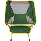 Uniqamp ® Ergo™ Ultra Hafif Ergonomik Katlanır Kamp Sandalyesi - Sarı - Yeşil