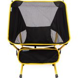Uniqamp ® Ergo™ Ultra Hafif Ergonomik Katlanır Kamp Sandalyesi - Siyah - Sarı