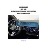 Uniqanatolia Mercedes A200 2021-2023 Navigasyon Bilgi Ekranı ve Dijital Gösterge Nano Ekran Koruyucu