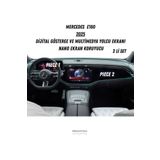UniqAnatolia Mercedes E180 2025 Hayalet Gösterge ve Multimedya Yolcu Ekran Uyumlu Nano Ekran Koruyucu