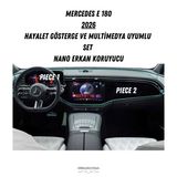 Uniqanatolia Mercedes E180 2026 Hayalet Gösterge ve Multimedya Uyumlu Set Nano Ekran Koruyucu