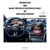 Uniqanatolia Mercedes E200 2025 Hayalet Gösterge ve Multimedya Uyumlu Set Nano Ekran Koruyucu