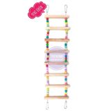 UniqBirdToys Toys Plastik Boncuklu Kuş Merdiveni 8 Basamaklıdır