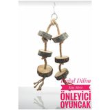UniqBirdToys TrendMe Doğal Dilim Kuş Stres Önleyici Oyuncak