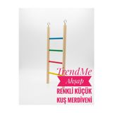UniqBirdToys TrendMe Renkli Ahşap Kuş Tırmanma Merdiveni
