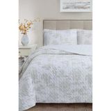 Uniqe Elyaf Dolgulu Çift Kişilik 240X260 Cm Yatak Örtüsü Krem