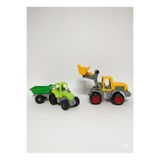 Uniqlion 2'li Oyuncak Seti (Traktör - Dozer)