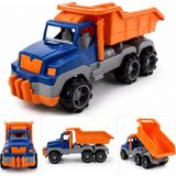 Uniqlion 81 cm Büyük Boy Damperli Oyuncak Kamyon Sert Plastik Malzeme ile Işıksız Tasarım - 80 cm