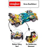 Uniqlion Buhar Efektli Işıklı Uzaktan Kumandalı Yarış Arabası - Renkli