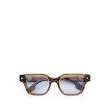 Unique Design Milano The Gleam 22 Ayar Beyaz Altın Kaplama Asetat Unisex Güneş Gözlüğü - Kahverengi