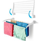 Unique Design Roma 100 cm 7 Borulu Çamaşır Kurutma Askısı Beyaz