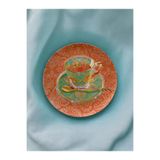 unique florya Duvar Tabağı Dekoratif Duvar Süsü Vintage 26cm ElYapımı Etnik Desenli Mutfak Kahve Fincanı Ev Dekoru