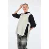 Unique Mode Oversize Midi Kadın Yelek - Minimalist Tarz