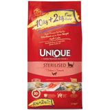 Unique Sterilized Kısırlaştırılmış Somonlu Yetişkin Kedi Maması 10+2 Kg
